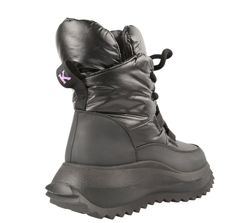 Ghete sport, dama, KARISMA, APRES SKI, XS70017A negru, textil